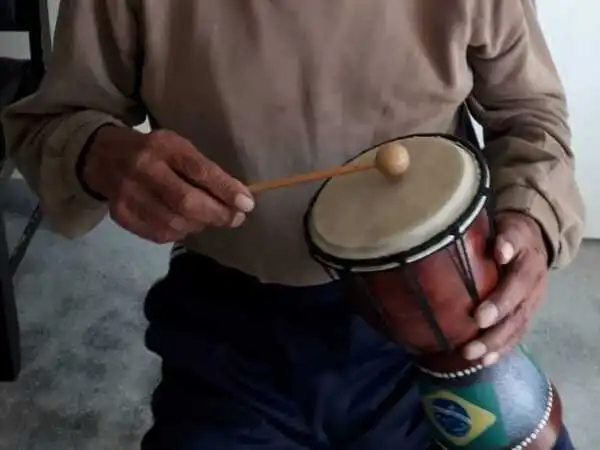 Sessão de Musicoterapia